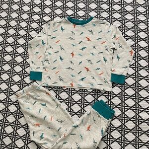 Green and Gray Pajama Sets with Geometric Patterns